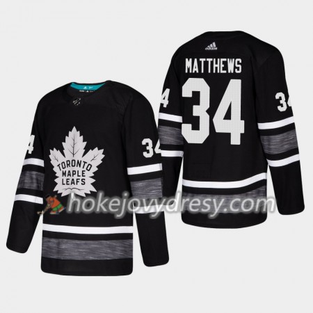 Pánské Hokejový Dres Toronto Maple Leafs Auston Matthews 34 Černá 2019 NHL All-Star Adidas Authentic